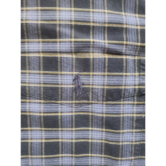 Ralph Lauren Men's XL 100% Cotton Big Shirt Blue - Picture 2 of 4